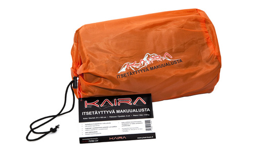 Kaira itsetäyttyvä makuualusta 55 x 185 x 3cm Kaira itsetäyttyvä makuualusta 55 x 185 x 3cm