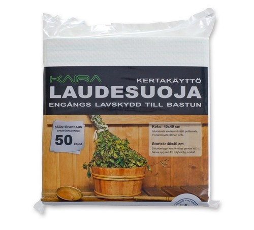 Kaira kertakäyttölaudesuojat 50 kpl Kaira kertakäyttölaudesuojat 50 kpl