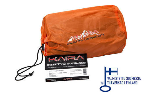 Kaira itsetäyttyvä makuualusta 55 x 185 x 3cm Kaira itsetäyttyvä makuualusta 55 x 185 x 3cm